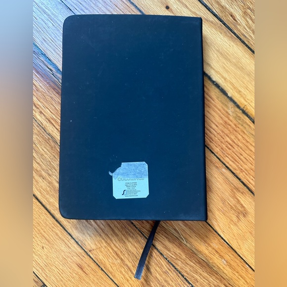 Faux Leather Hardcove Celestial Black Journal with Gold Stars and Moon 8x6” - Picture 3 of 3